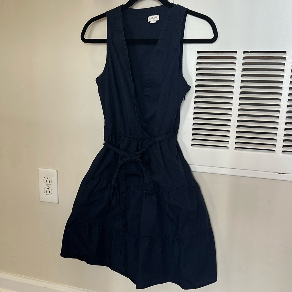 J. Crew Navy Sleeveless Mini Dress